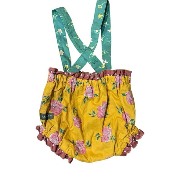 Matilda Jane x Joanna Gaines Plant A Seed Bubble Overalls Size 3-6M EUC - Picture 5 of 8